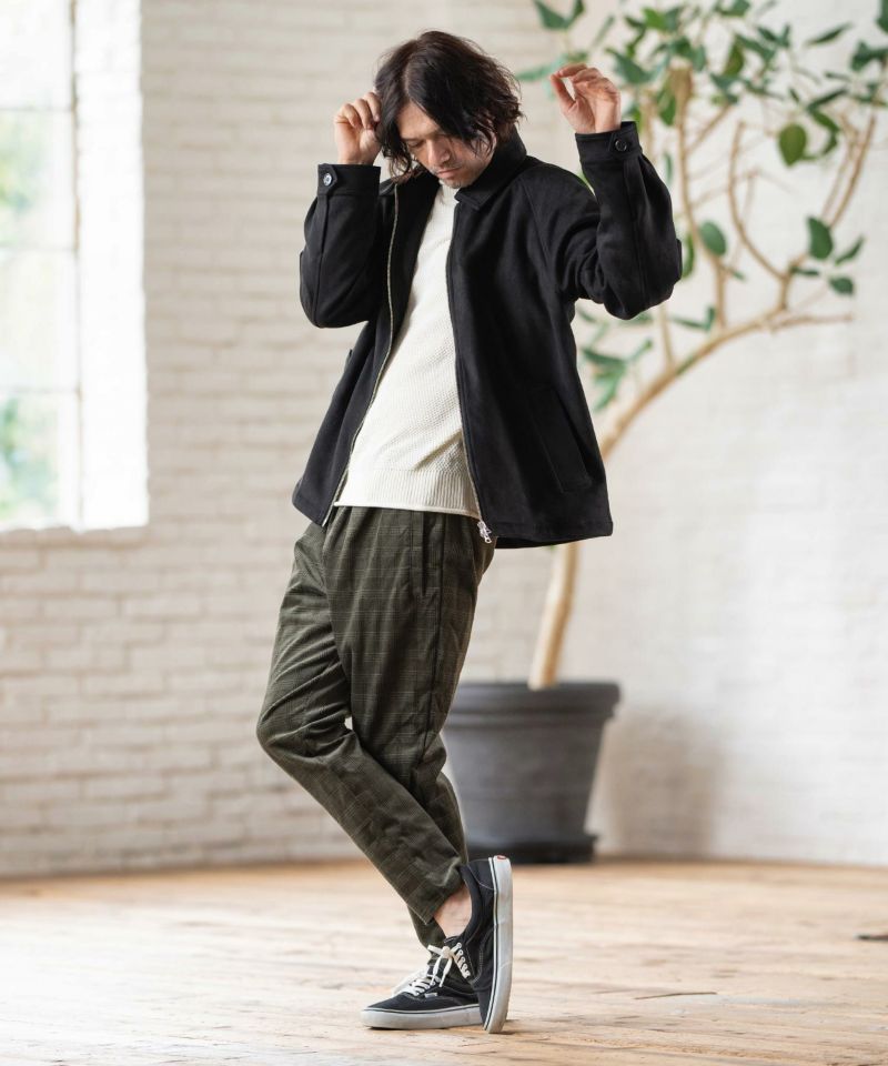 30%OFF【CAMBIO(カンビオ)】フェイクスウェードスイングトップブルゾン