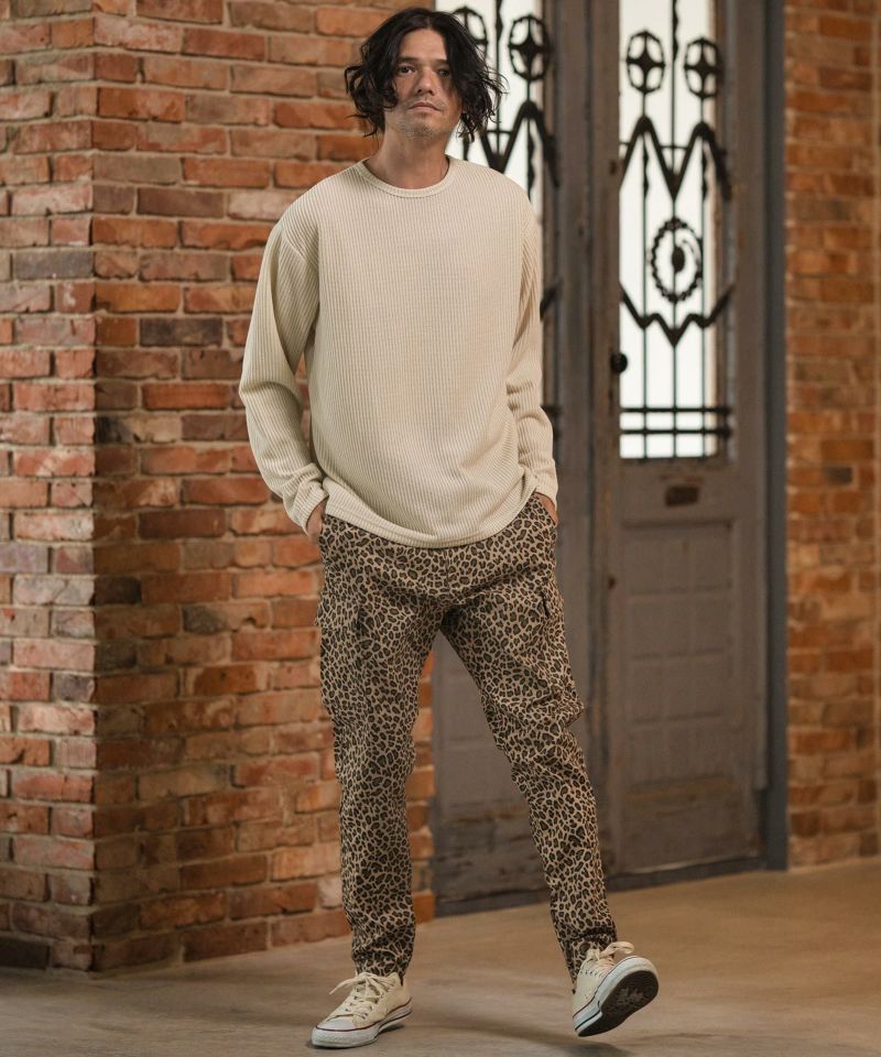 レオ様 CAMBIO(カンビオ)】Vintage Like Stretch Corduroy Wide Tapered