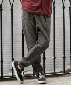 CAMBIO(カンビオ)】3D Knit Like Slim Pants サルエルジョガー