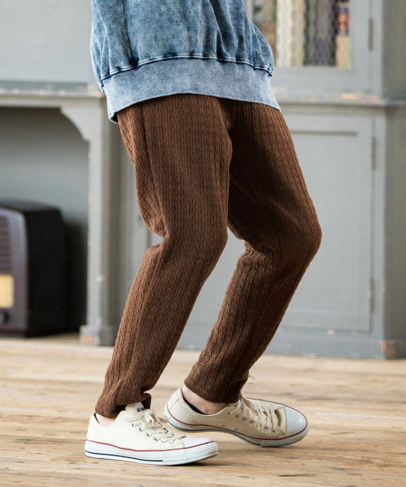 CAMBIOパンツM size ベージュ セール】mp12365- イージーワイドタックパンツ（その他パンツ