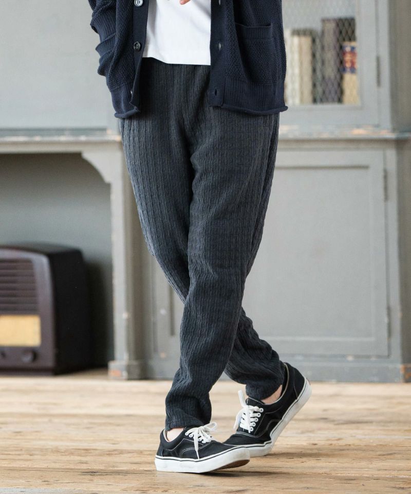 CAMBIO(カンビオ)】Geometric Cut Mole Pants カットモール