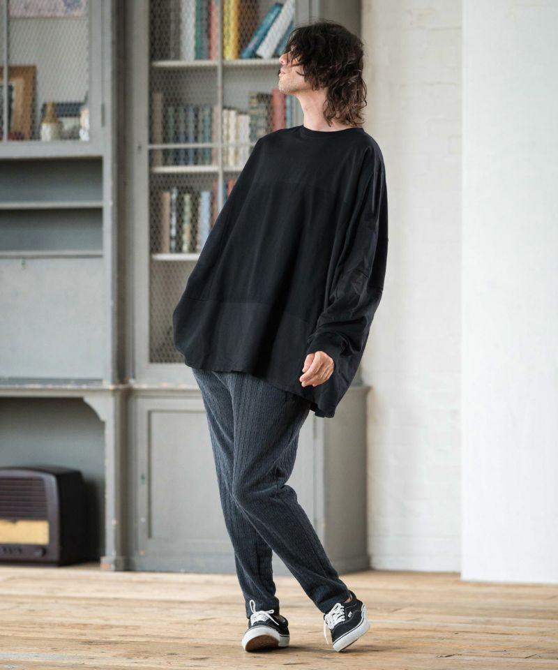 CAMBIO(カンビオ)】Geometric Cut Mole Pants カットモール