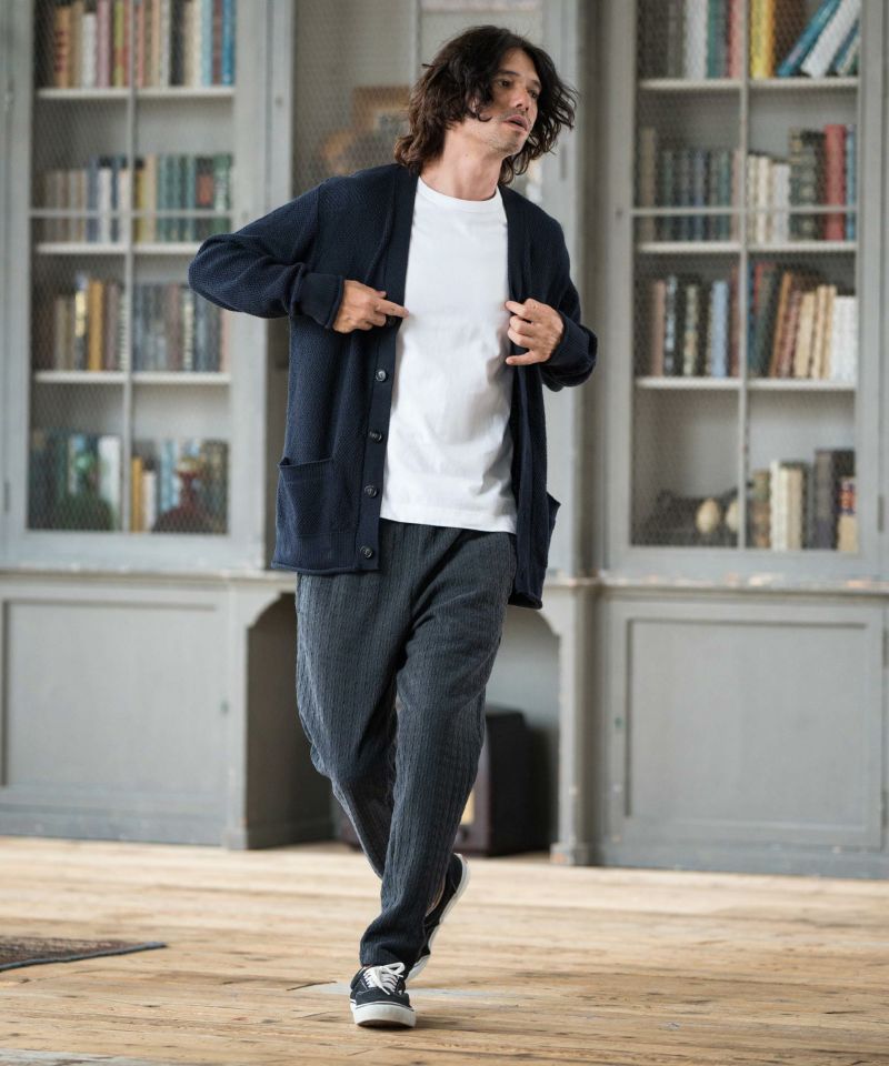 CAMBIO(カンビオ)】Geometric Cut Mole Pants カットモール