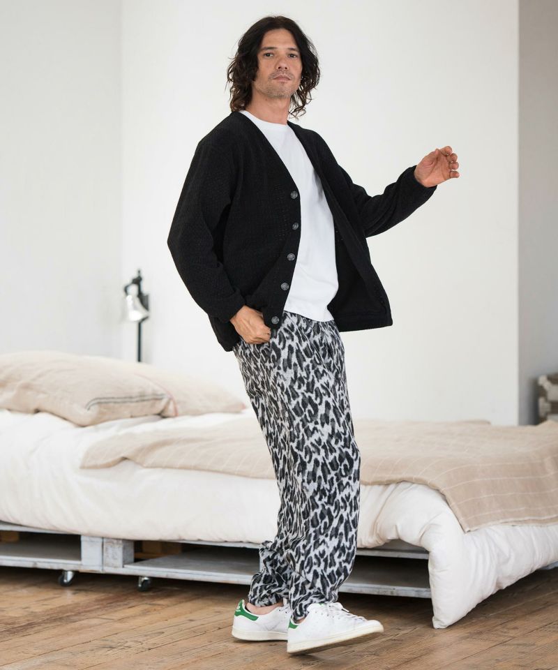 CAMBIO(カンビオ)】Leopard Jacquard Pants レオパード柄パンツ