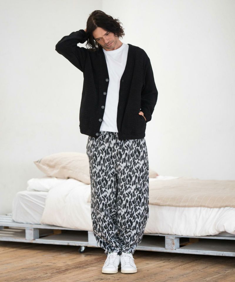 CAMBIO(カンビオ)】Leopard Jacquard Pants レオパード柄パンツ