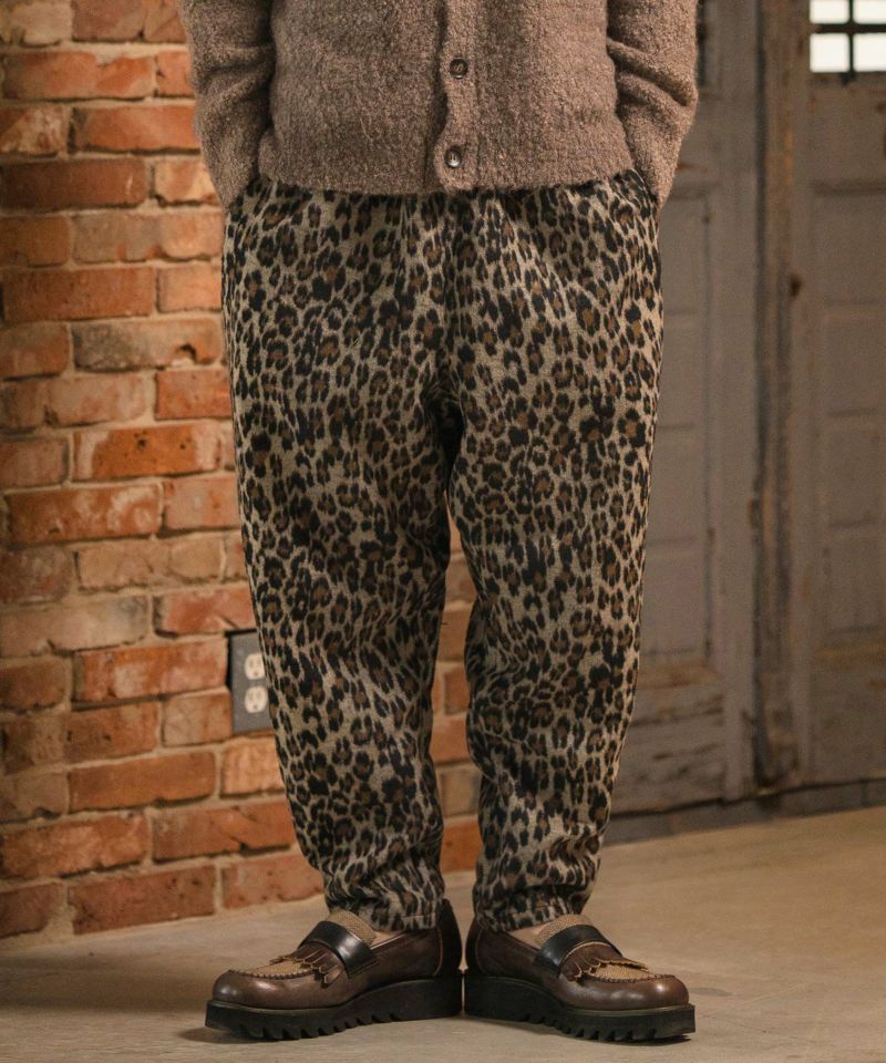 CAMBIO(カンビオ)】Leopard Melton Balloon Pants バルーン