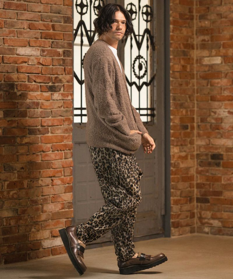 CAMBIO(カンビオ)】Leopard Melton Balloon Pants バルーン