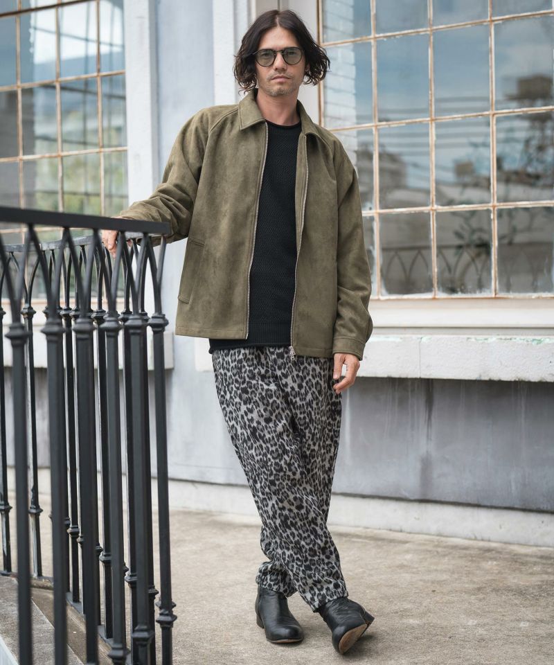 CAMBIO(カンビオ)】Leopard Melton Balloon Pants バルーン
