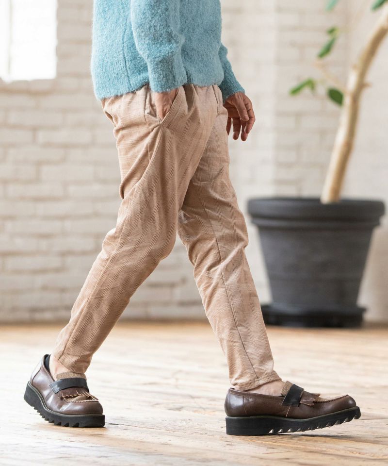 大きい割引 CAMBIO(カンビオ)】 コーデュロイ Pants Check Corduroy Stretch パンツ