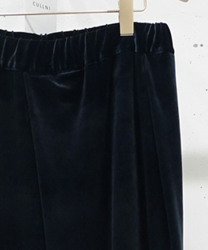 60%OFF【CULLNI(クルニ)】Stretch Velour Wrap Pants ラップ
