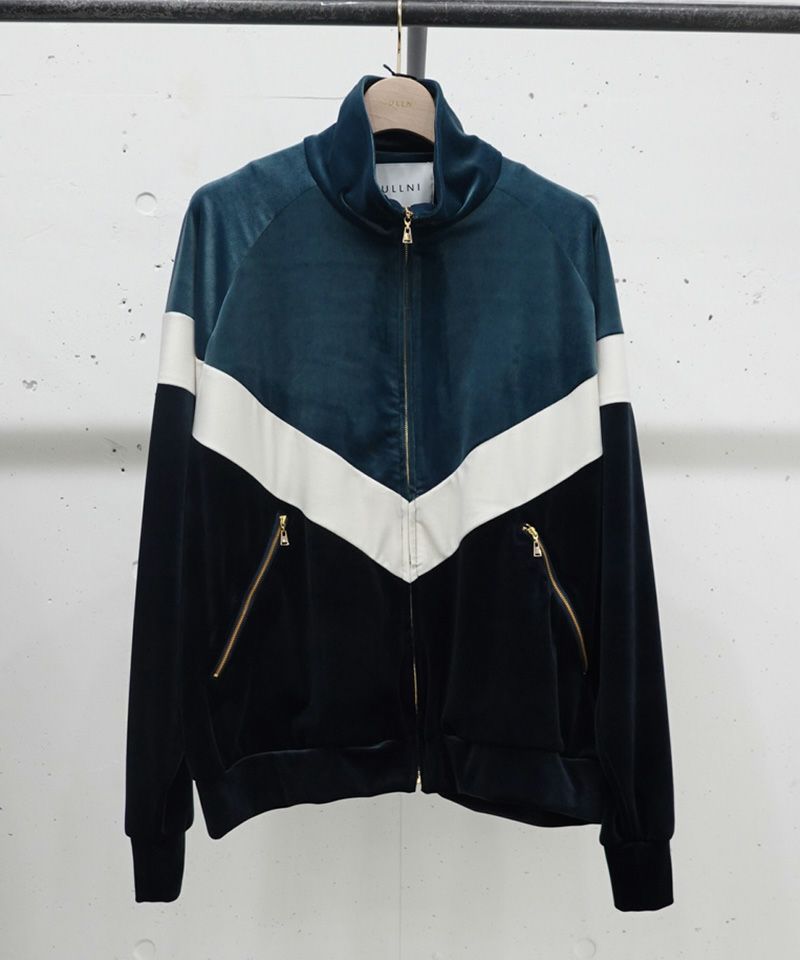 CULLNI(クルニ)】【予約販売9月下旬～10月上旬入荷】Stretch Velou Bi Color Zip Up Blouson  ジップアップブルゾン(24-AW-034) | CAMBIO カンビオ