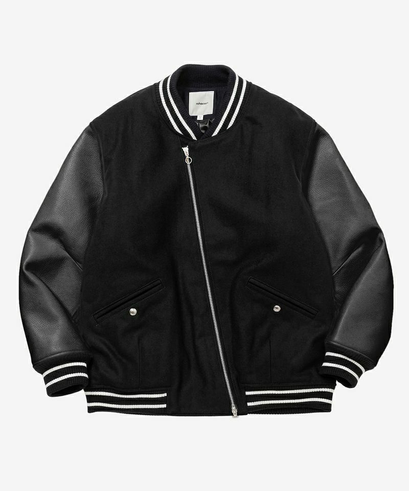 30%OFF【rehacer(レアセル)】Slant Riders Studium JKT スタジャン