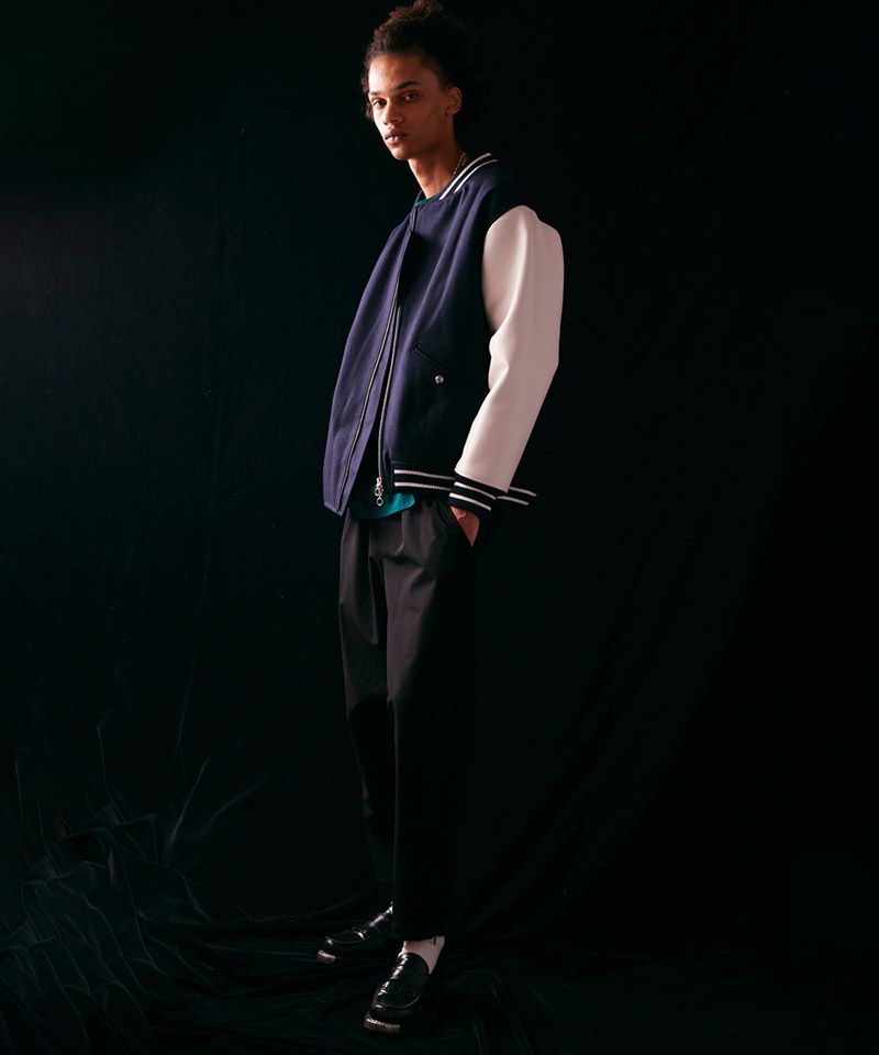 30%OFF【rehacer(レアセル)】Slant Riders Studium JKT スタジャン