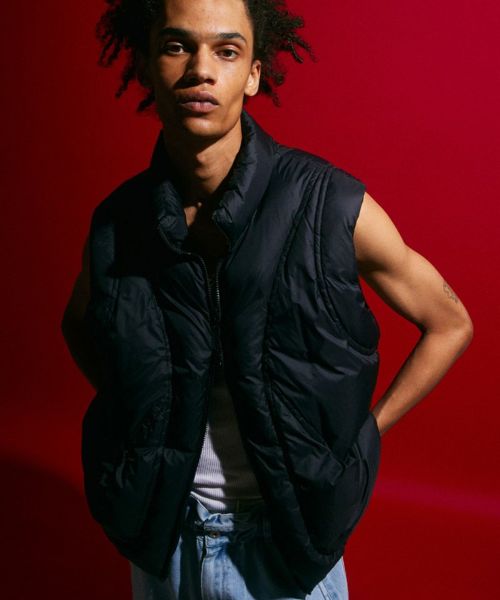 【rehacer(レアセル)】 Shell Puff Down Vest  ダウンベスト(01230100013)