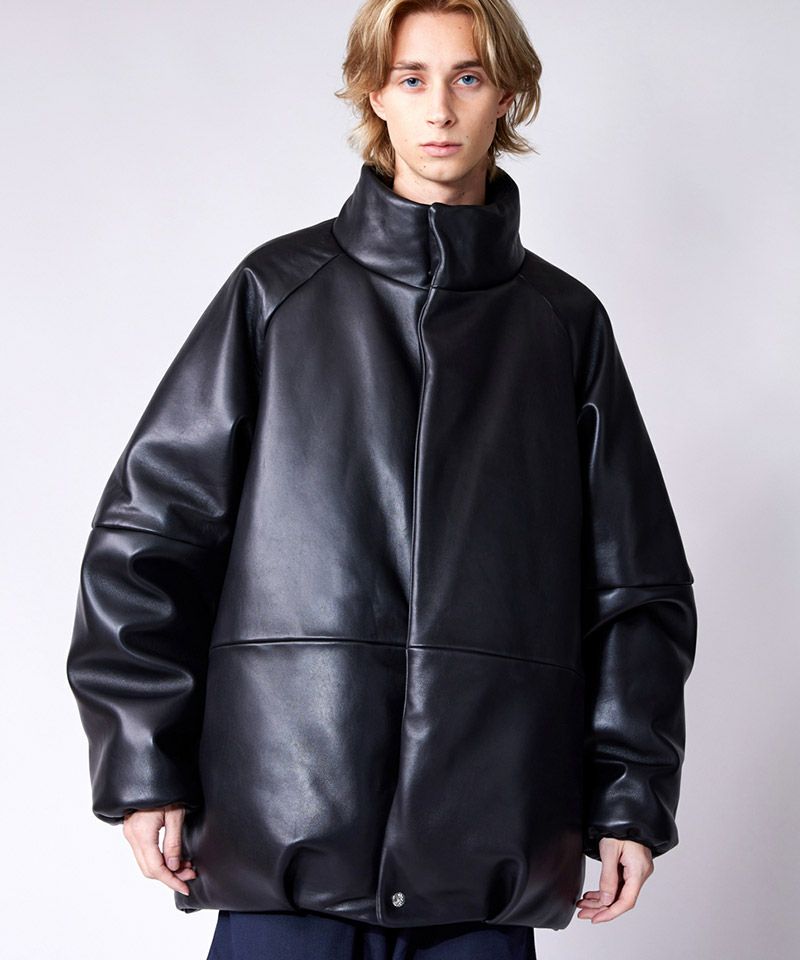 rehacer(レアセル)】 Beatle Sheep Leather Down レザーダウン