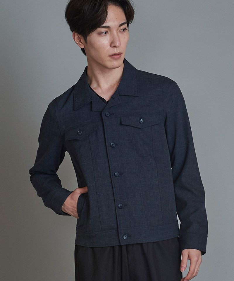 30%OFF【NO ID.(ノーアイディー)】トラッカージャケット(855006-854B 30%OFF【NO ID.(ノーアイディー)】トラッカージャケット(855006-854B