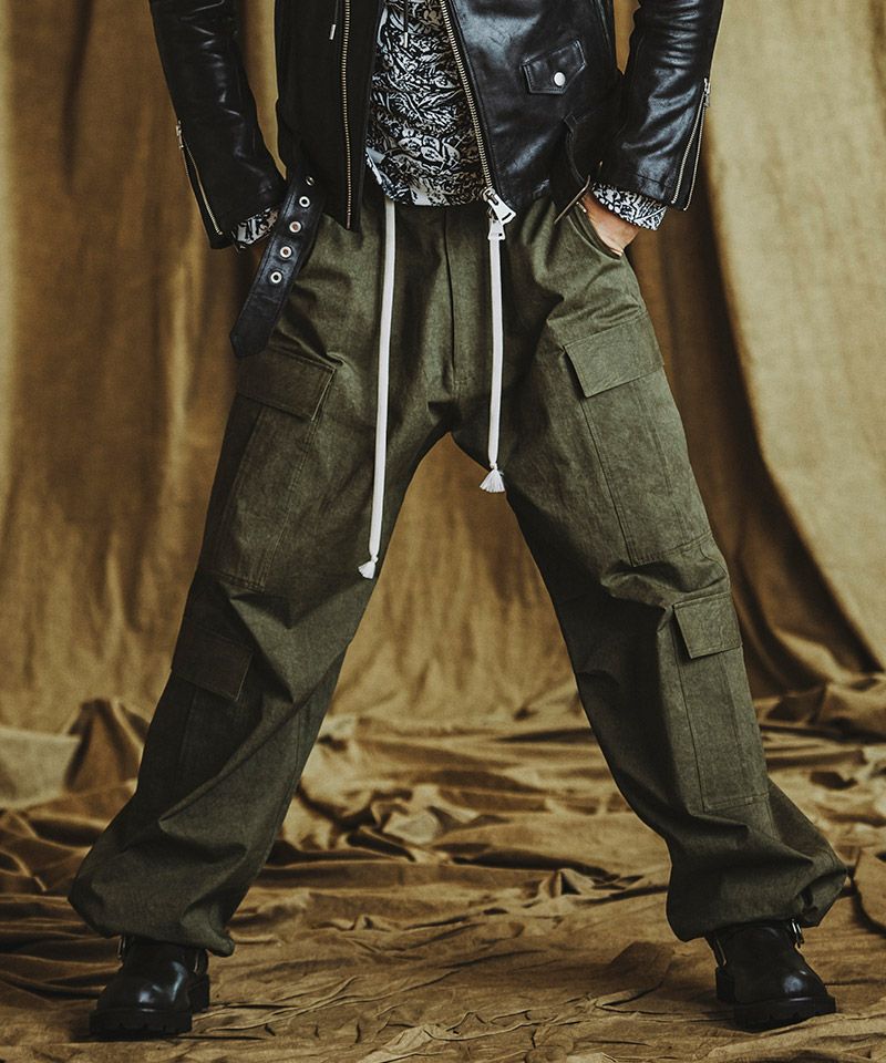 30%OFF【NO ID.(ノーアイディー)】ﾜｲﾄﾞｶｰｺﾞPT パンツ(855006-841P