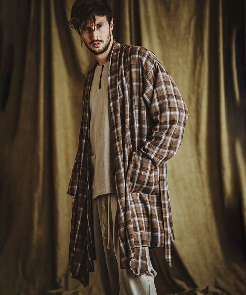 50%OFF【NO ID.(ノーアイディー)】ﾁｪｯｸｶﾞｳﾝ(855006-842S) | CAMBIO