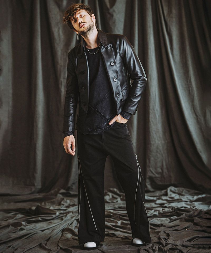 NO ID.(ノーアイディー)】ｼｰﾌﾟﾚｻﾞｰﾅﾎﾟﾚｵﾝｼｮｰﾄJKT ジャケット(855030  