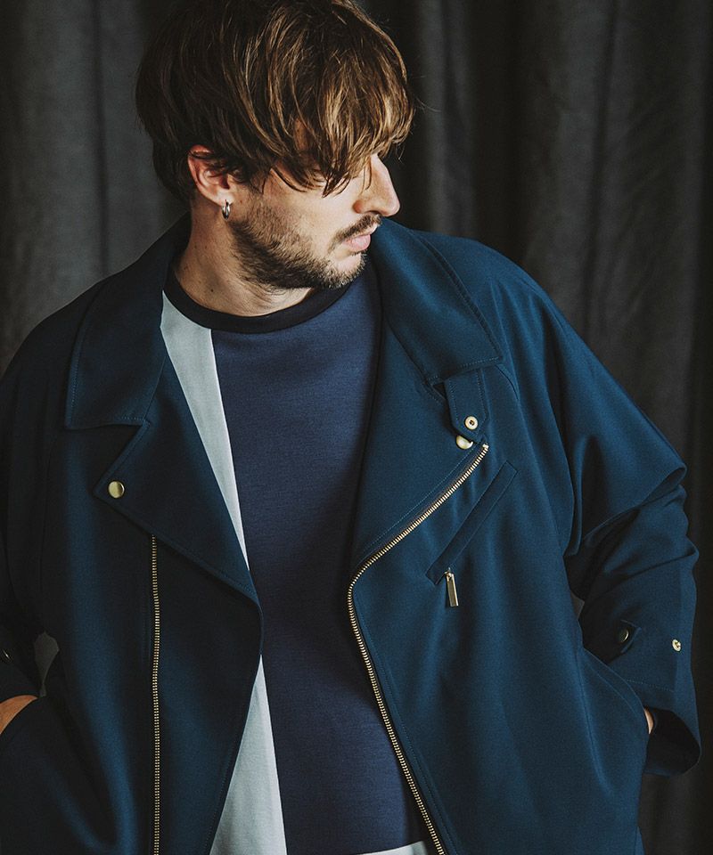 20%OFF【NO ID.(ノーアイディー)】BIGﾗｲﾀﾞｰｽｼｬﾂJKT ジャケット(855006  