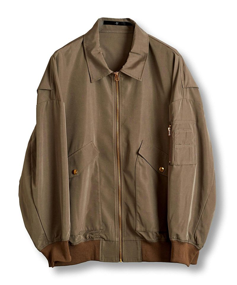 50%OFF【NO ID.(ノーアイディー)】BIG-G-1ﾌﾗｲﾄｼﾞｬｹｯﾄ(855006-839B