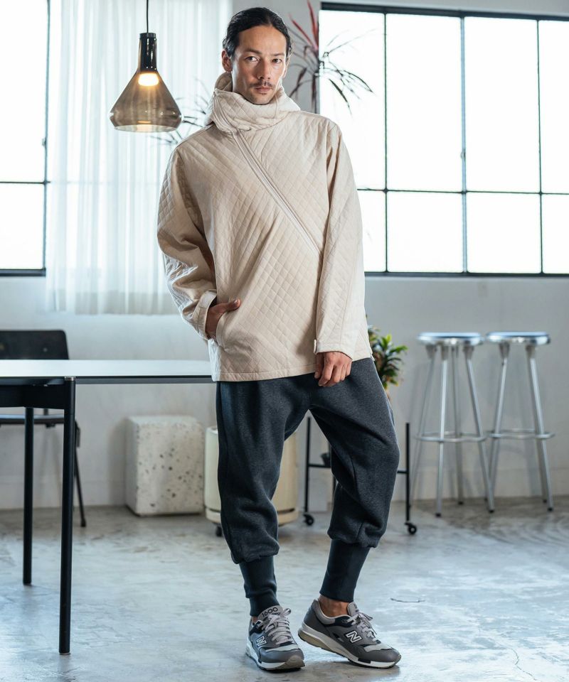 30%OFF【CAMBIO(カンビオ)】Velvet Quilted Zip Up Parka ジップアップ