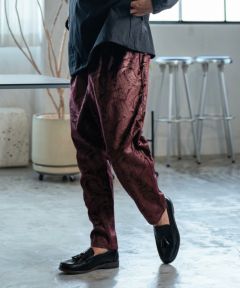 CAMBIO(カンビオ)】【予約販売10月下旬～11月上旬入荷】 Paisley Two Tuck Pants ジョガーパンツ(CAM24AW-006)  | CAMBIO カンビオ