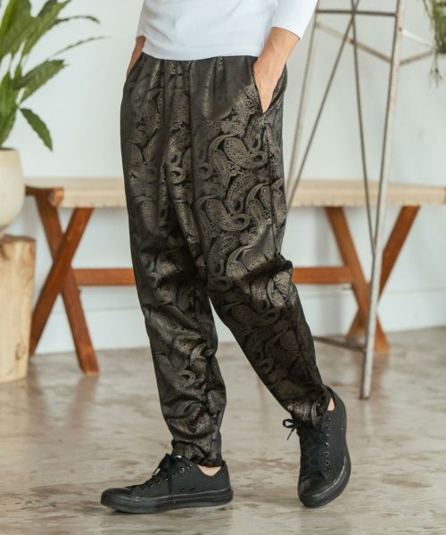 CAMBIO(カンビオ)】【予約販売10月下旬～11月上旬入荷】 Paisley Two Tuck Pants ジョガーパンツ(CAM24AW-006)  | CAMBIO カンビオ