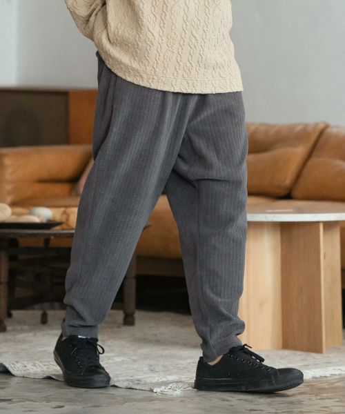 【CAMBIO(カンビオ)】Knit sew Balloon Easy Pants イージーパンツ(CAM24AW-017)