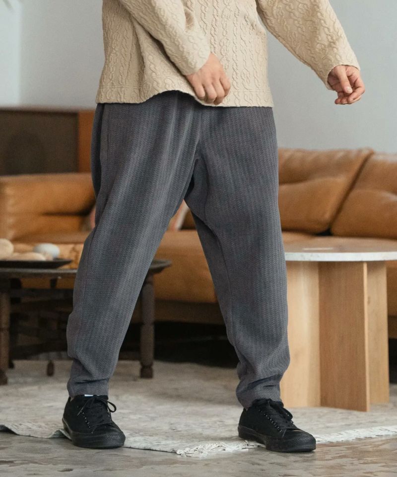 CAMBIO(カンビオ)】Knit sew Balloon Easy Pants イージーパンツ