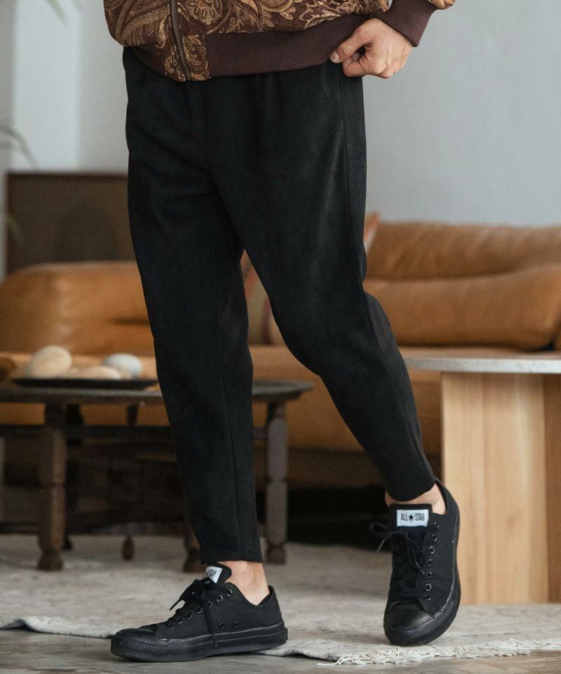 30%OFF【CAMBIO(カンビオ)】Fake Suede Pants フェイクスエードパンツ