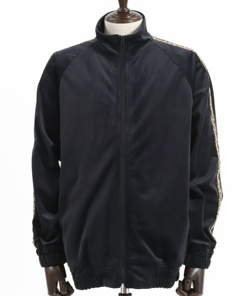 CAMBIO(カンビオ)】Stretch Velour Side Tape Track Jacket