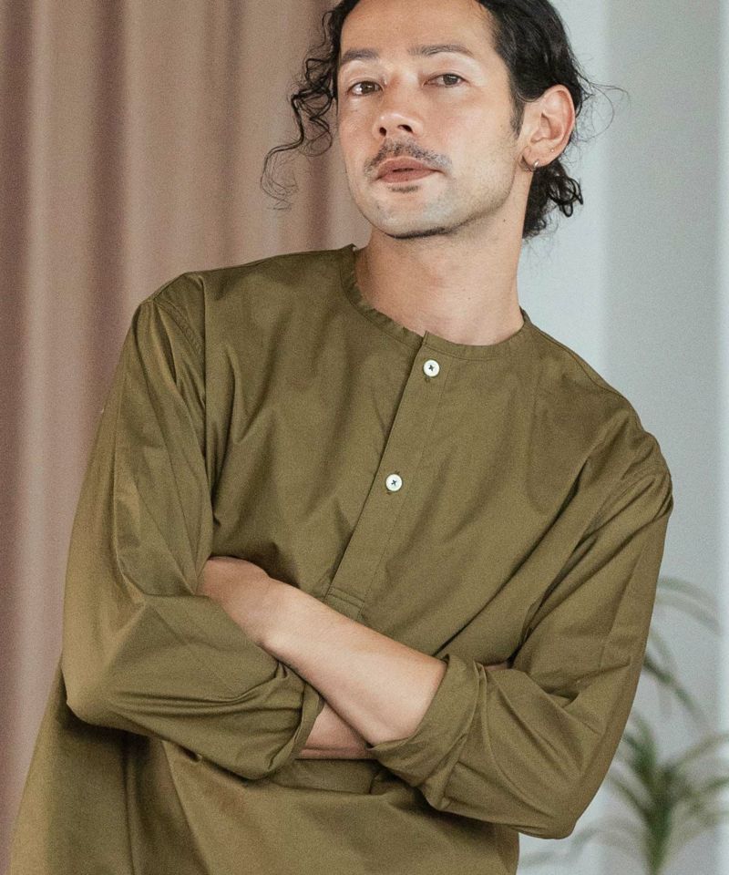 30%OFF【CAMBIO(カンビオ)】ミリタリースリーピングシャツ(CAM-3697A