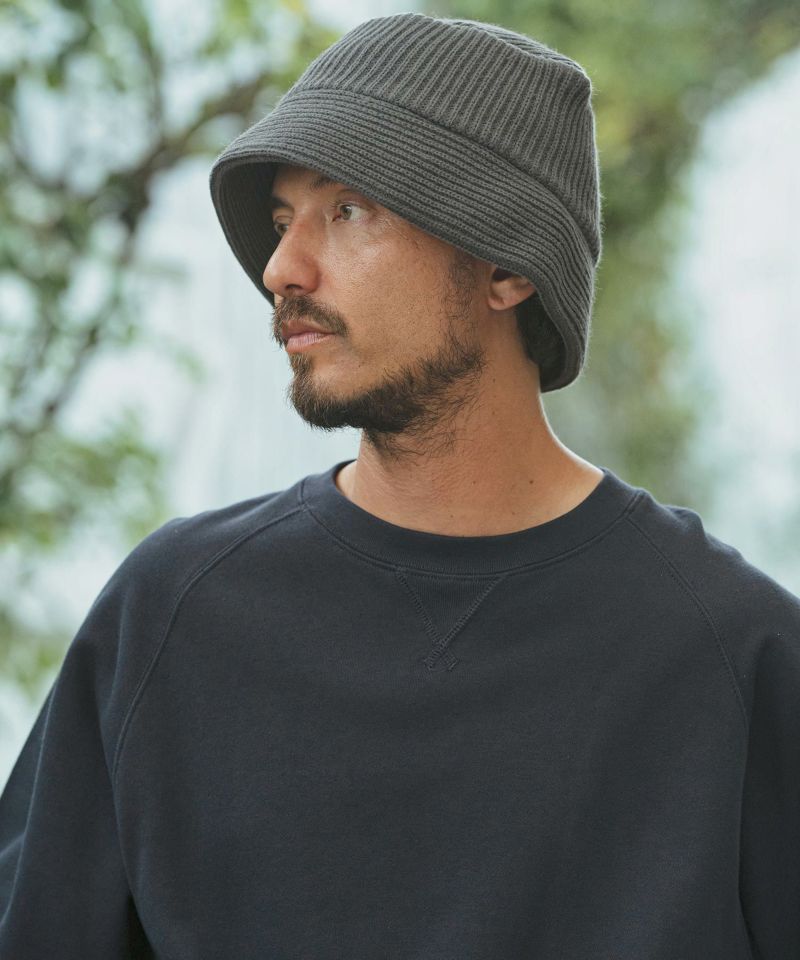CAMBIO(カンビオ)】Rib Knit Bucket Hat バケットハット(OP-242-018