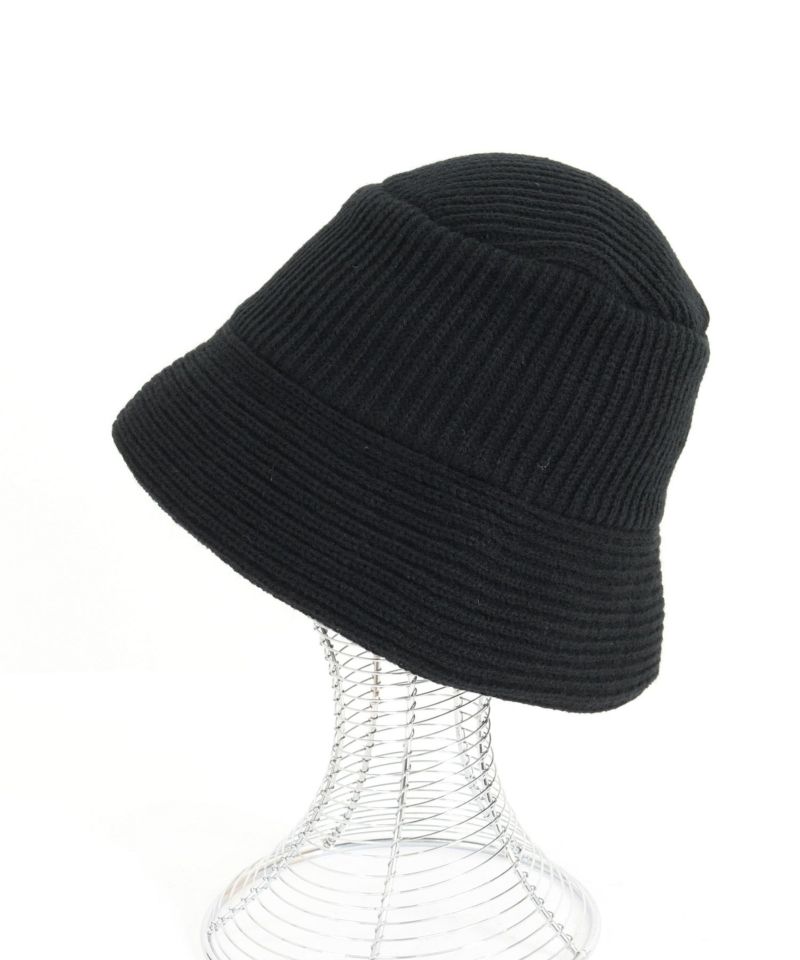 予約販売1月中旬～下旬入荷】【CAMBIO(カンビオ)】Rib Knit Bucket Hat