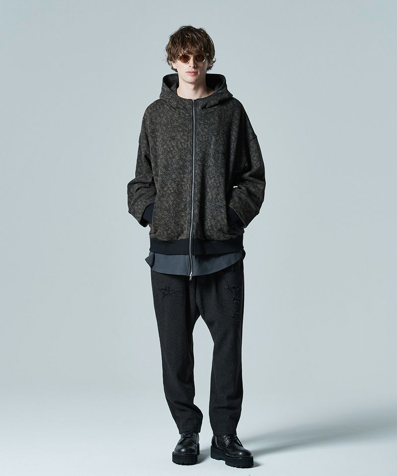 20%OFF【glamb(グラム)】Layered Creed Hoodie レイヤードクリード