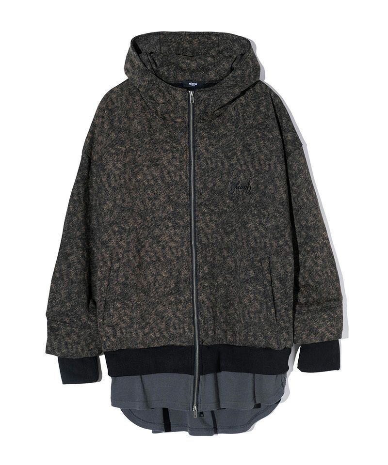 20％OFF SALE セール glamb グラム Layered Creed Hoodie パーカー atftps 20%OFF【glamb(グラム)】Layered Creed Hoodie レイヤードクリード