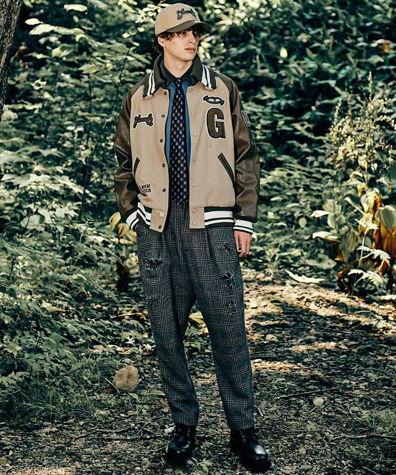 OFF-WHITE◇スラックスパンツ/48/ウール/GRY/OMCA143F20FAB002 Off