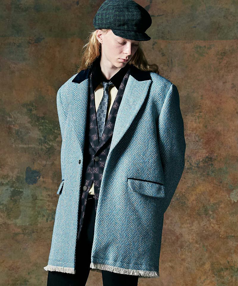 20%OFF【glamb(グラム)】Cut Off Chester Coat カットオフチェスター