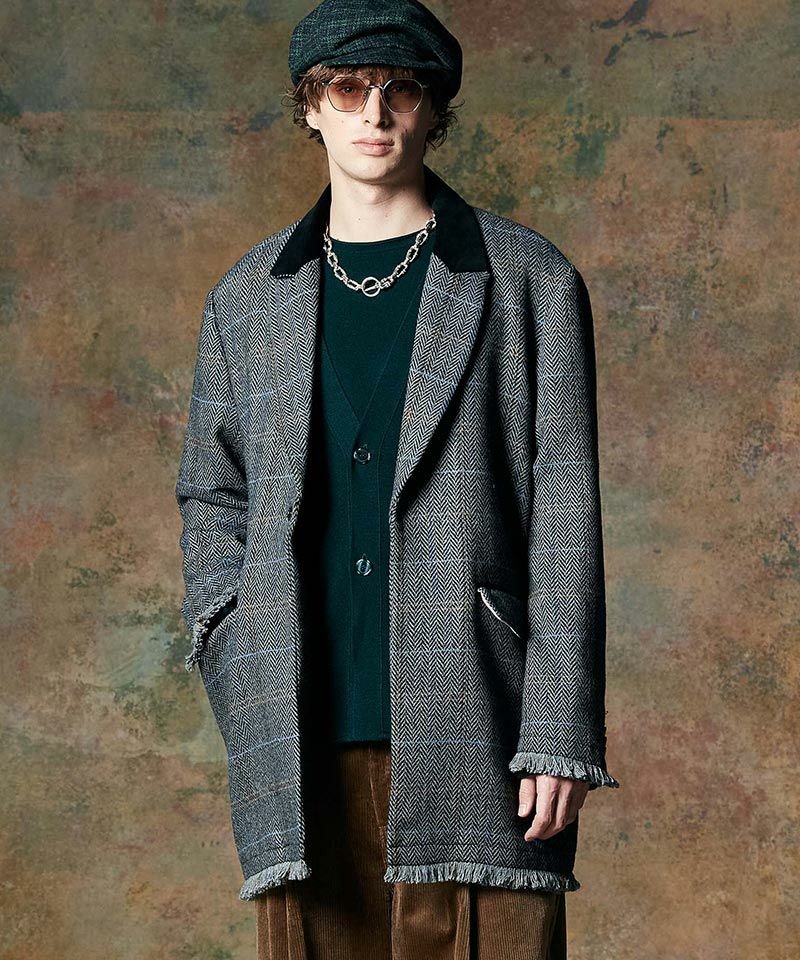 23SSFABLE MACグラフィックカットオフコート Mackintosh（マッキントッシュ） コート ジャケット MACKINTOSH / 別注