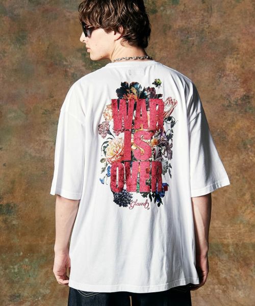 【glamb(グラム)】Peace Bouquet T-Shirt ピースブーケＴシャツ(GB0424-CS09)