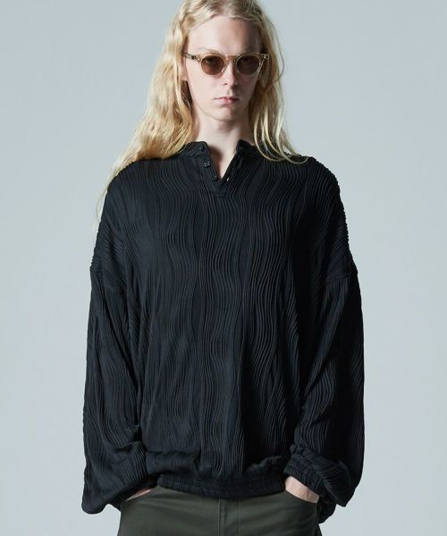 【glamb(グラム)】Glamour Henley Cutsew グラマーヘンリーカットソー(GB0424-CS22)