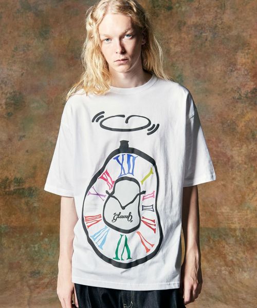 【glamb(グラム)】Twist Clock T-Shirt ツイストクロックTシャツ(GB0424-CS11)