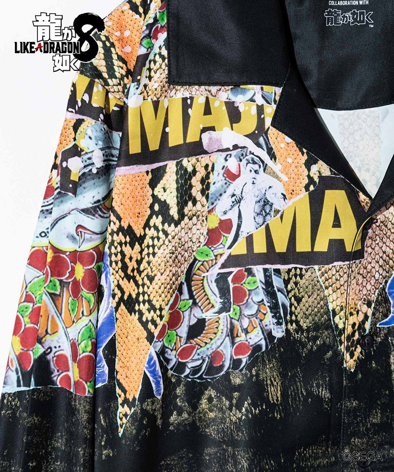 glamb(グラム)】Goro Majima Shirts ゴロウマジマシャツ(GB0324-LD04 