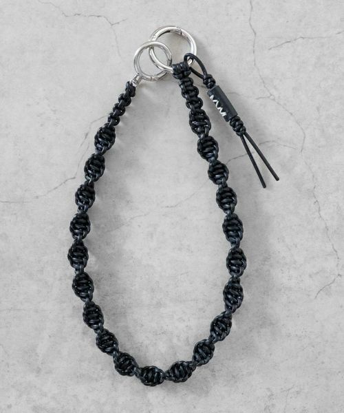 【SENTI(センティ)】【予約販売ご注文から1ヶ月後出荷】 SPIRAL BRAIDING LEATHER WALLETCORD - 螺旋編みレザーウォレットコード(2031)