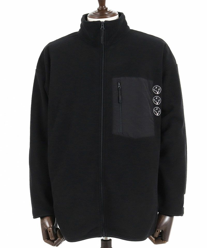 30%OFF【seventy seven(セブンティセブン)】stand collar fleece