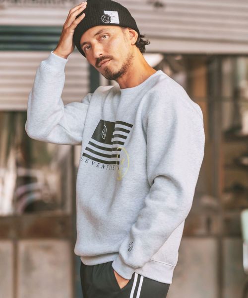 50%OFF【seventy seven(セブンティセブン)】middle onz sweat P-O