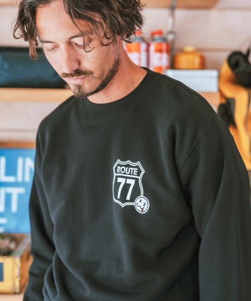 【seventy seven(セブンティセブン)】middle onz sweat shirts (ROUTE77) スウェット(7724W230)