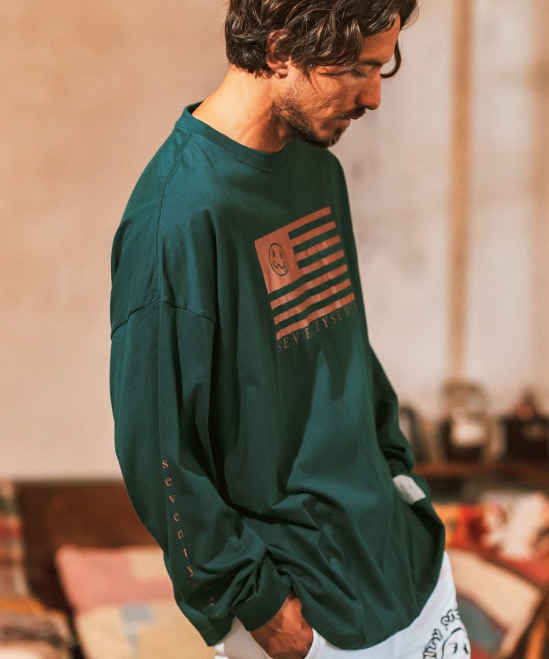 seventy seven(セブンティセブン)】middle onz over size L-S t