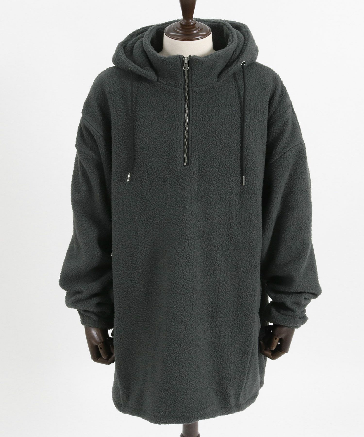 60%OFF【CAMBIO(カンビオ)】ボアハーフジップパーカー(CA-24-34